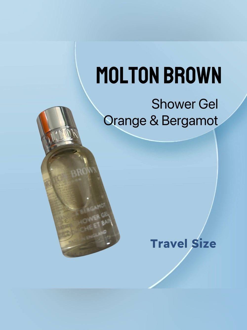 🇬🇧🆕 MOLTON BROWN |TRAVEL| Orange Bergamot Shower Gel - Luxury Citrus Body Wash